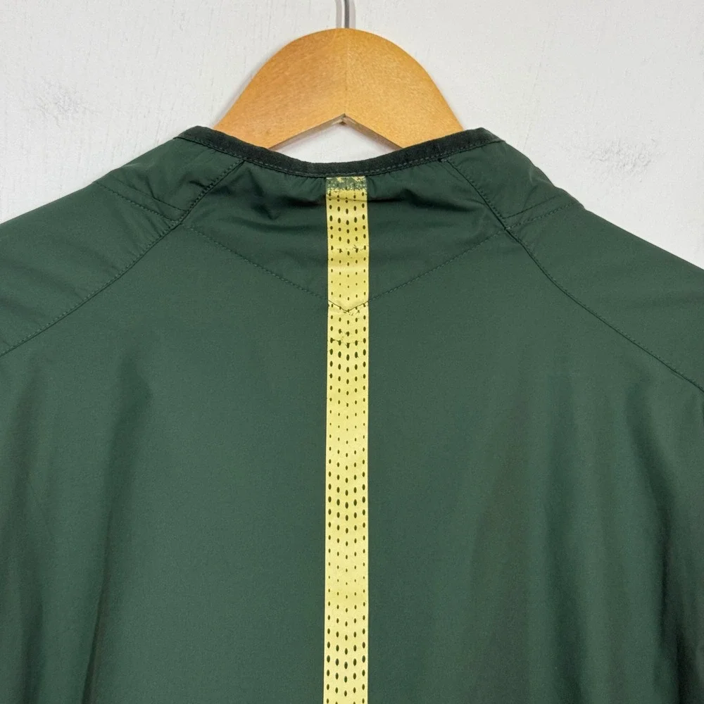 Nike Baylor Bears Mens XXL Green Quarter Zip Windbreaker Jacket BU NCAA Sports